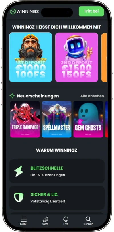 Winningz Casino Mobile Erfahrung